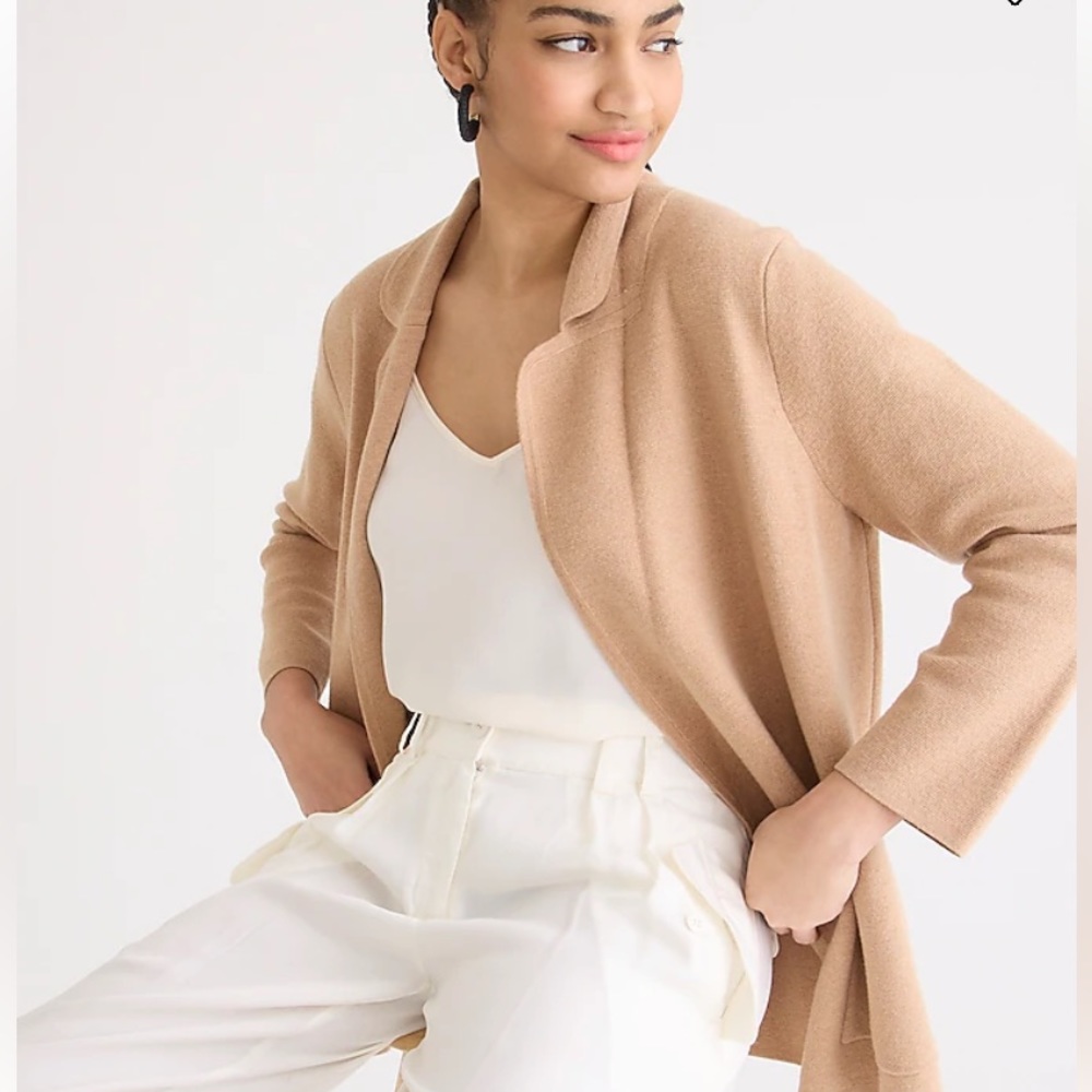 J CREW Eloise sweater-blazer